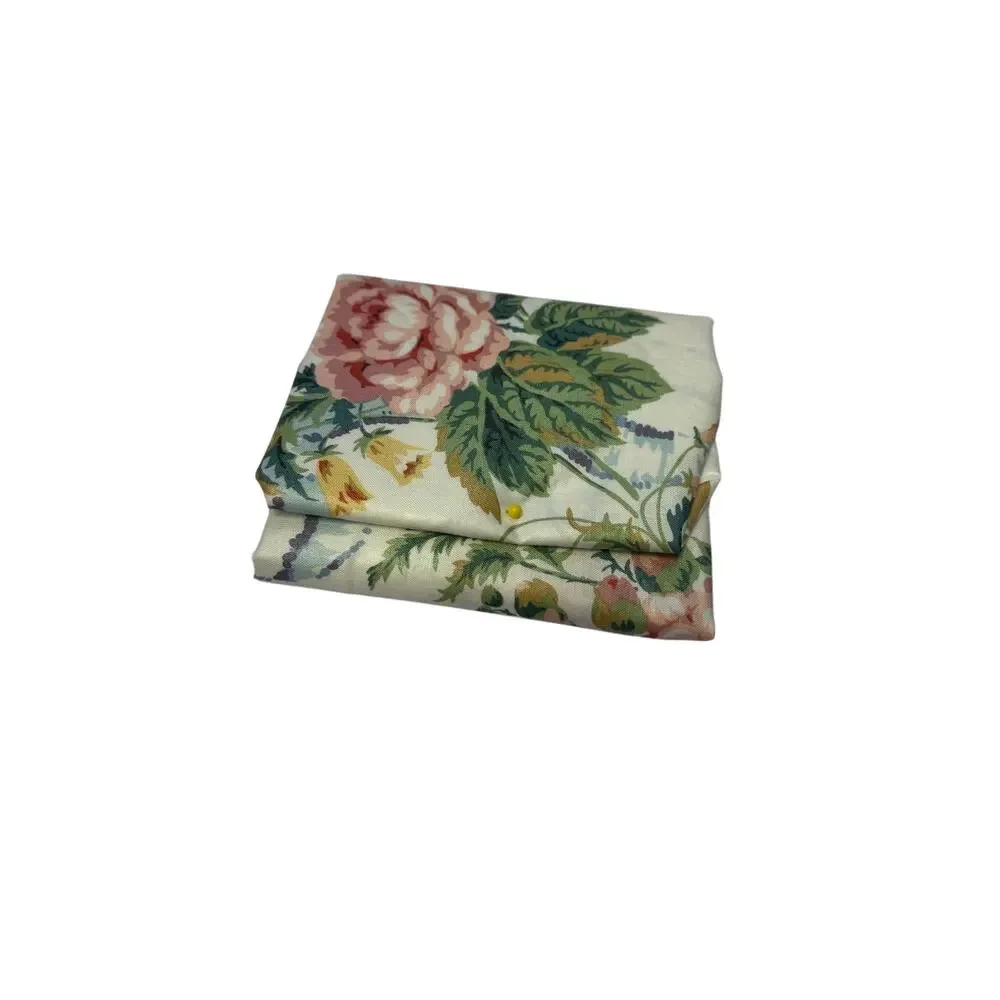 Vintage floral upholstery fabric approximately 3yards total